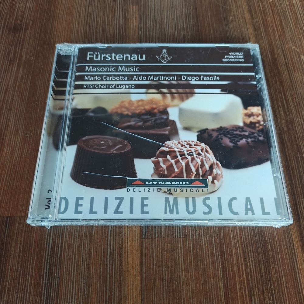 Furstenau: Masonic Music Carbotta:Martinon Sealed New 2010 8007144680022